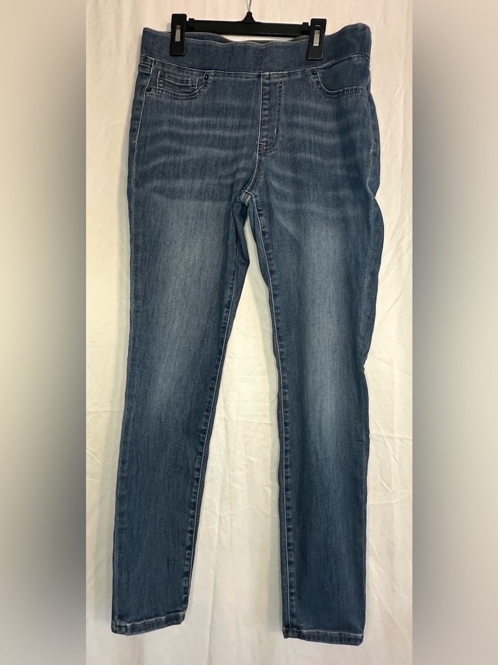 Amazon Essentials Women’s Denim Blue Pull On Jeggings size Regular 10